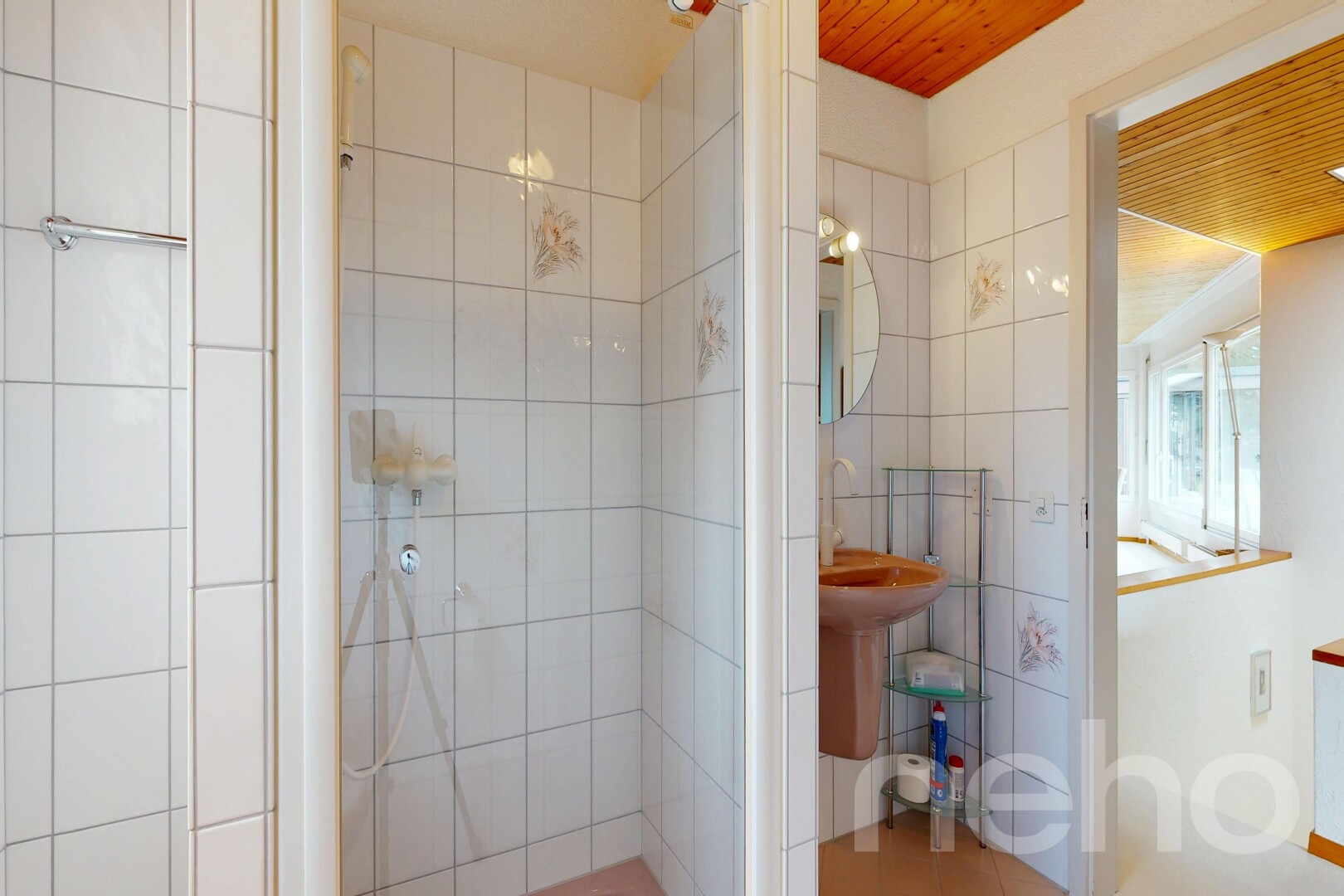 full bath with walk in shower
