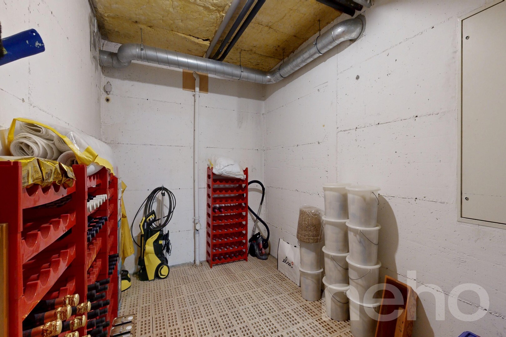 view of storage room