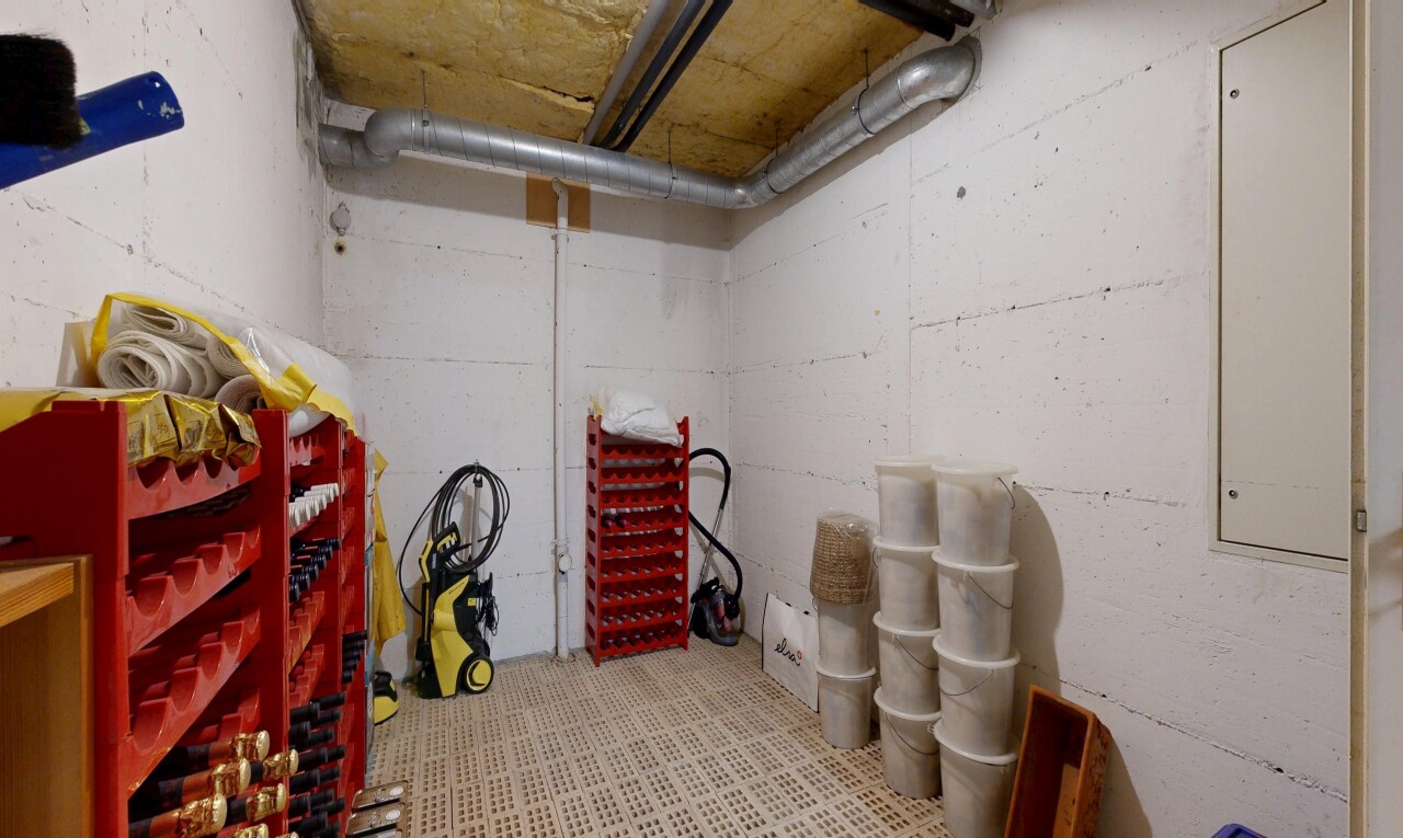 view of storage room