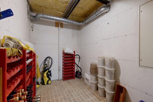 view of storage room