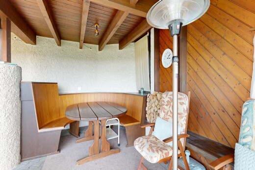 terrasse avec inside property