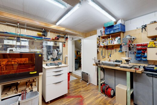 kitchen with light wood-type flooring