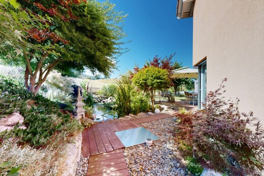 jardin avec from property, clôture, et terrasse