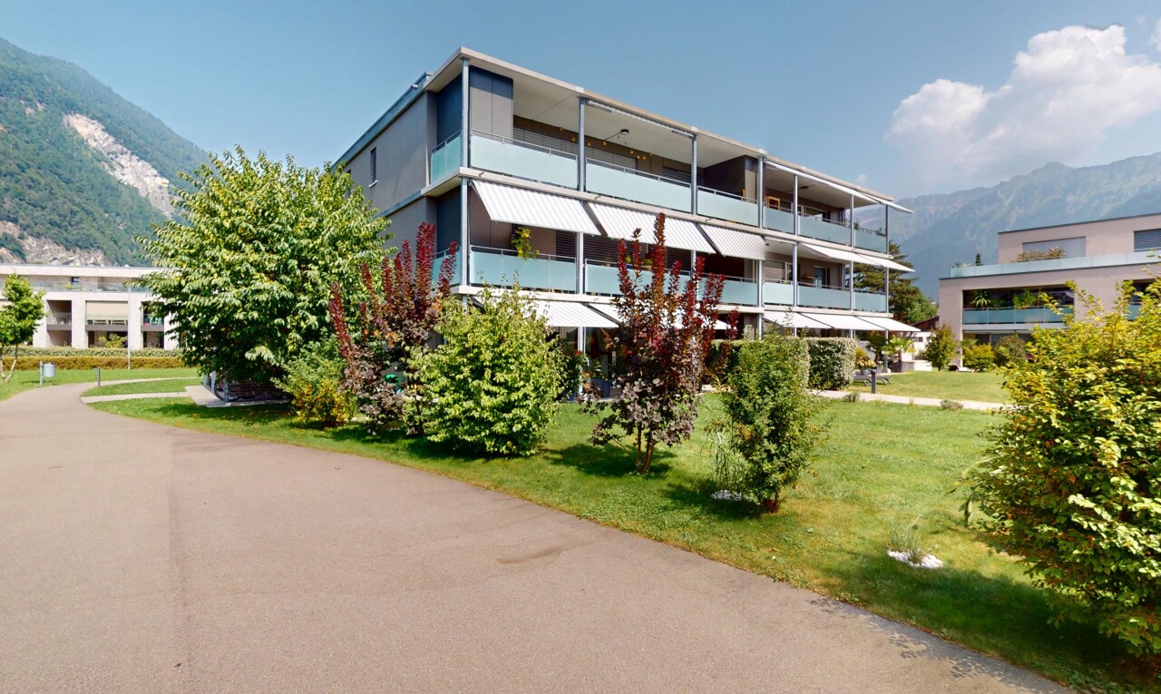 Familienfreundliche Wohnung mit grosser Terrasse in Interlaken