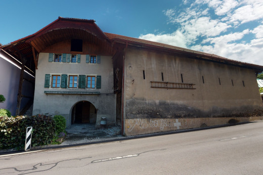 blick auf die frontfassade