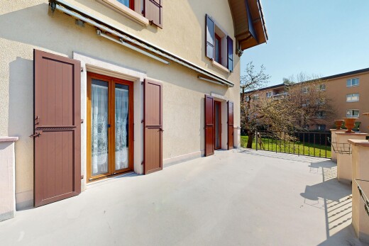 terrasse avec day time, from property, terrasse, et portes-fenêtres