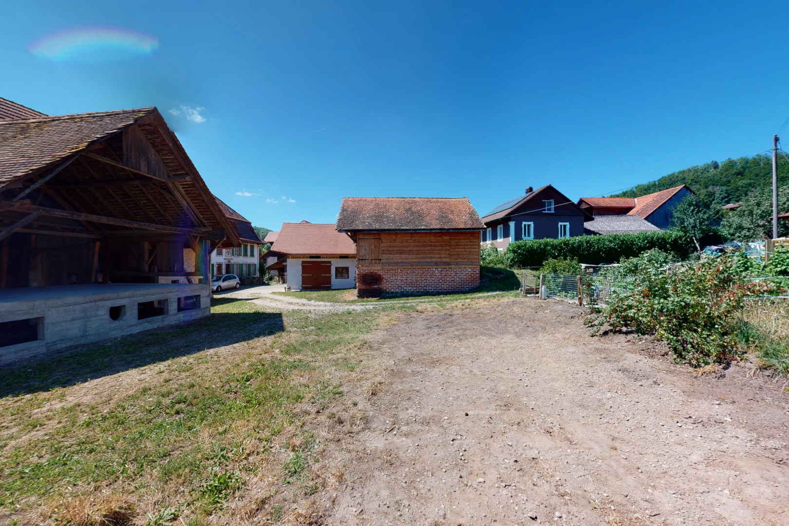 blick auf den hof