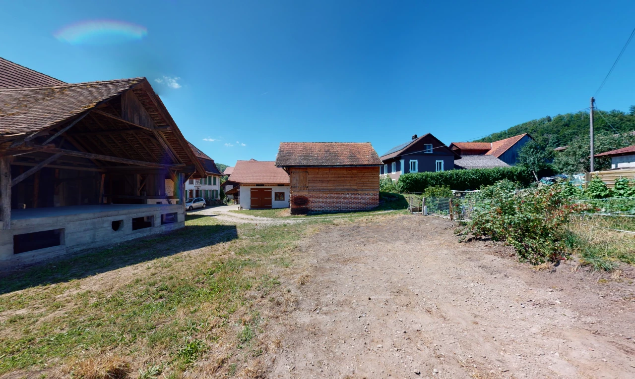 blick auf den hof