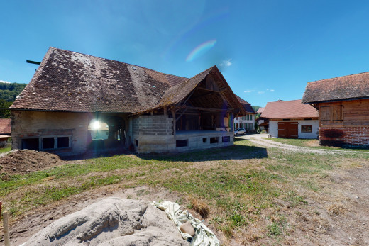 ansicht der rückseite des eigentums