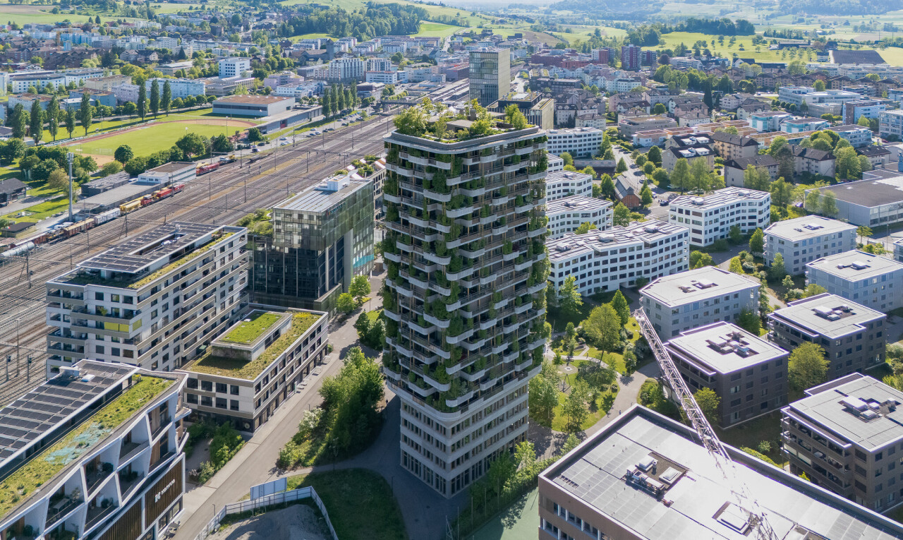 extérieur du bâtiment avec city view, vue sur la ville, et aerial view