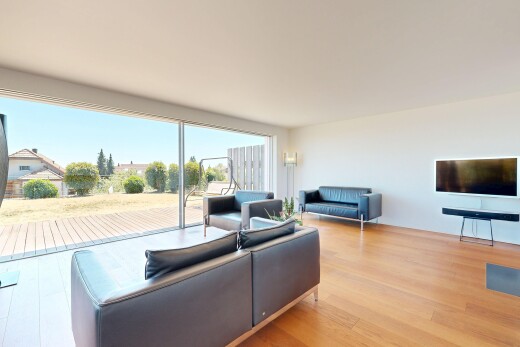 living room featuring light wood-style floors