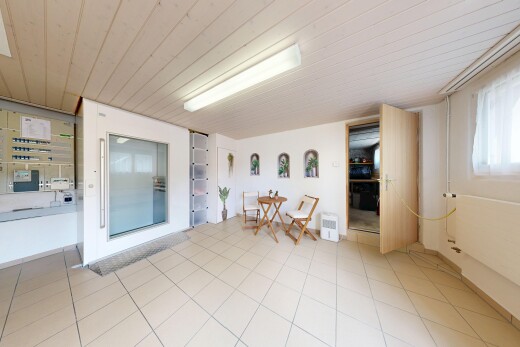 terrace with a patio