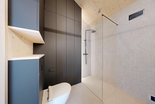 bad mit komplettes badezimmer, dusche, und inside property