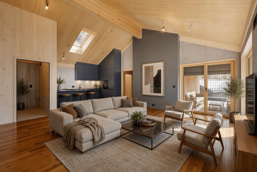 wohnzimmer mit deckenbeleuchtung, dachfenster, high ceiling, hohe decke, und high end ceiling