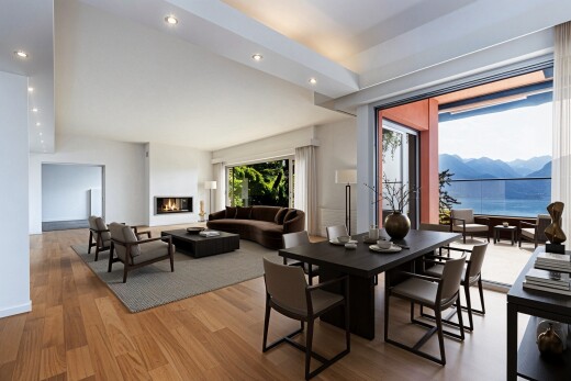 pièce vide avec inside property, wood finish floor, sol en finition bois, natural light, et lumière naturelle