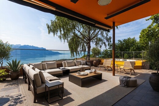 terrasse avec terrasse, day time, vue sur la montagne, et mountain view