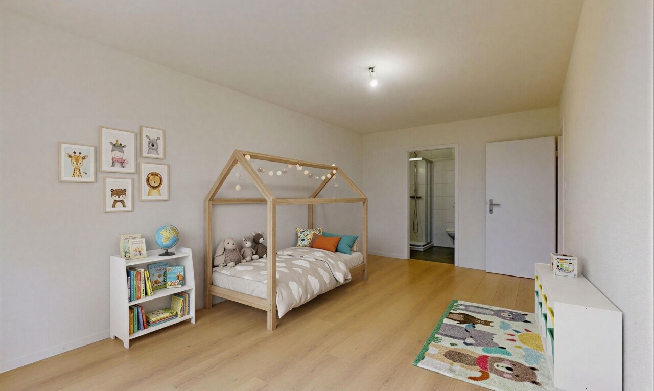 pièce vide avec sol en finition bois, wood finish floor, cloison sèche, drywall, et inside property