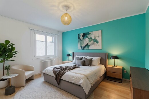 chambre avec cloison sèche, drywall, lumière naturelle, natural light, et inside property