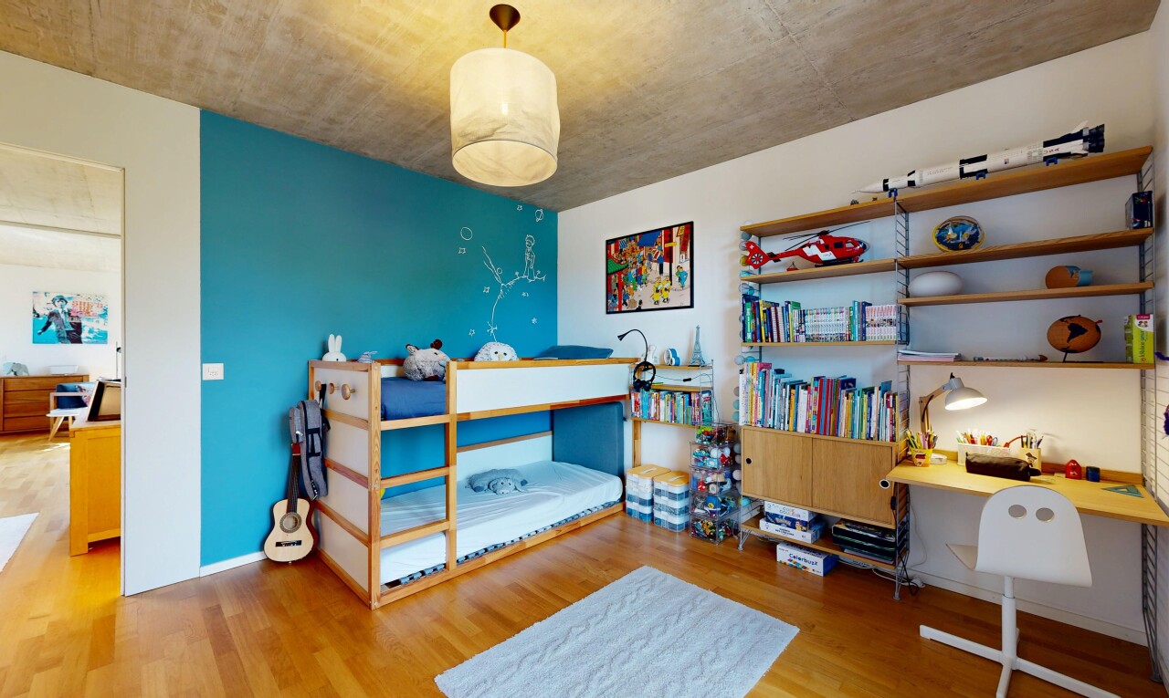 room with wood finished floors
