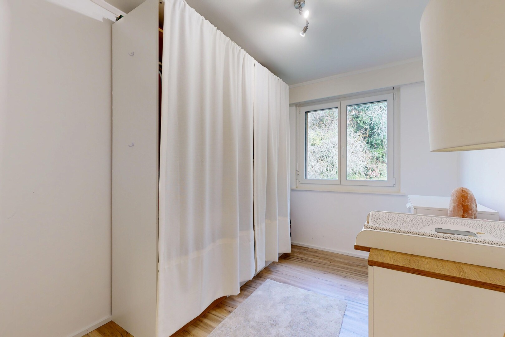 room featuring light wood-style flooring
