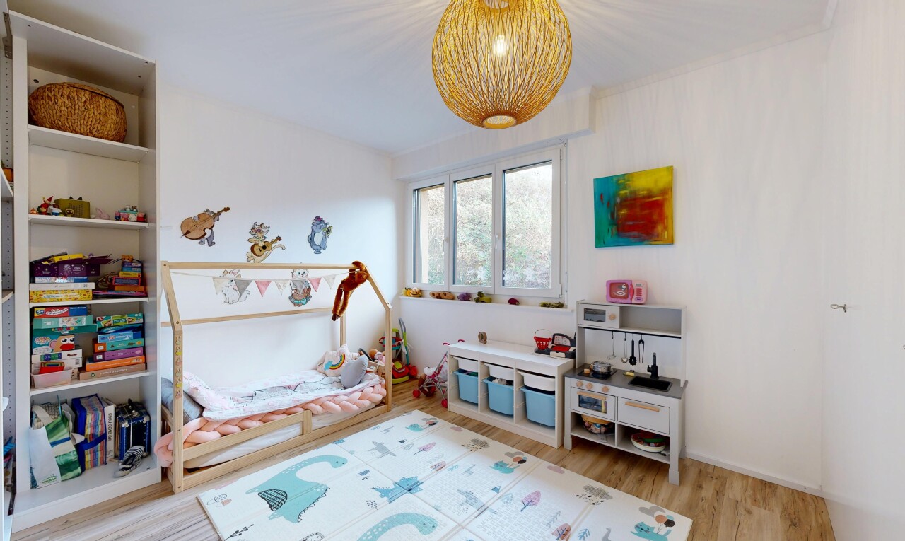 room / bedroom featuring light wood-style floors