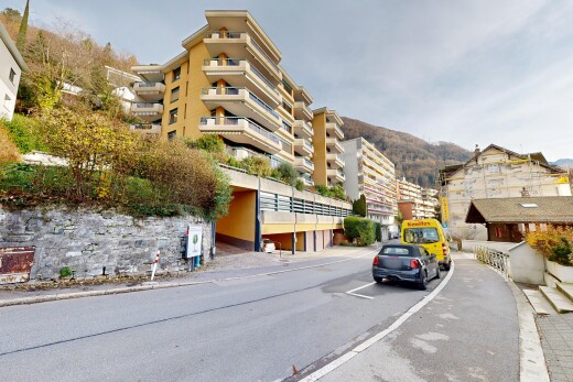 extérieur du bâtiment avec vue sur le complexe d'appartements et apartment complex view