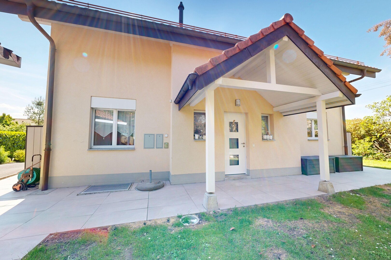 terrasse mit from property, day time, und terrasse