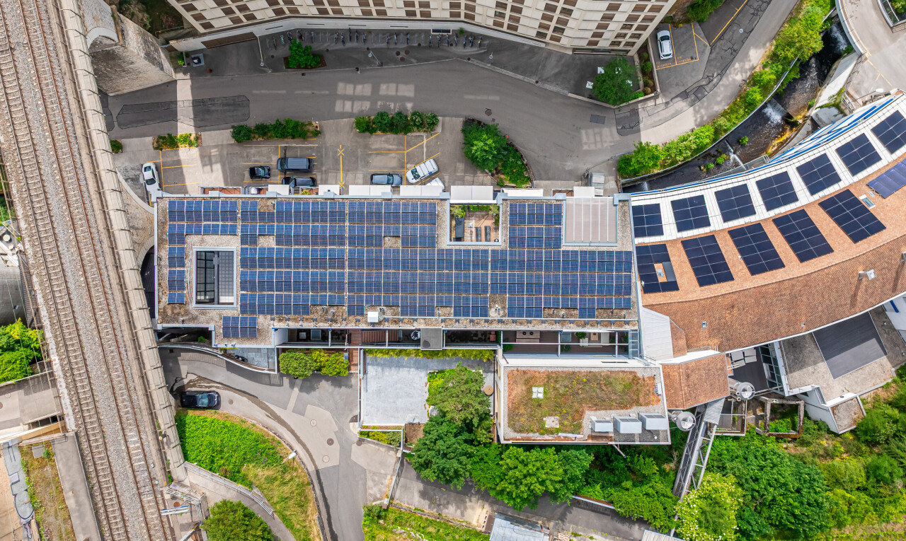 außenansicht mit aerial view