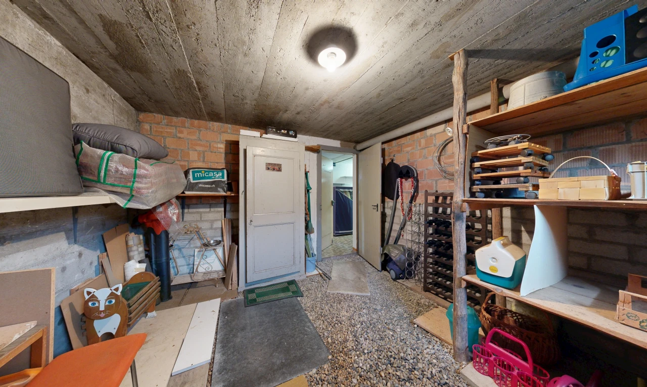 view of storage room