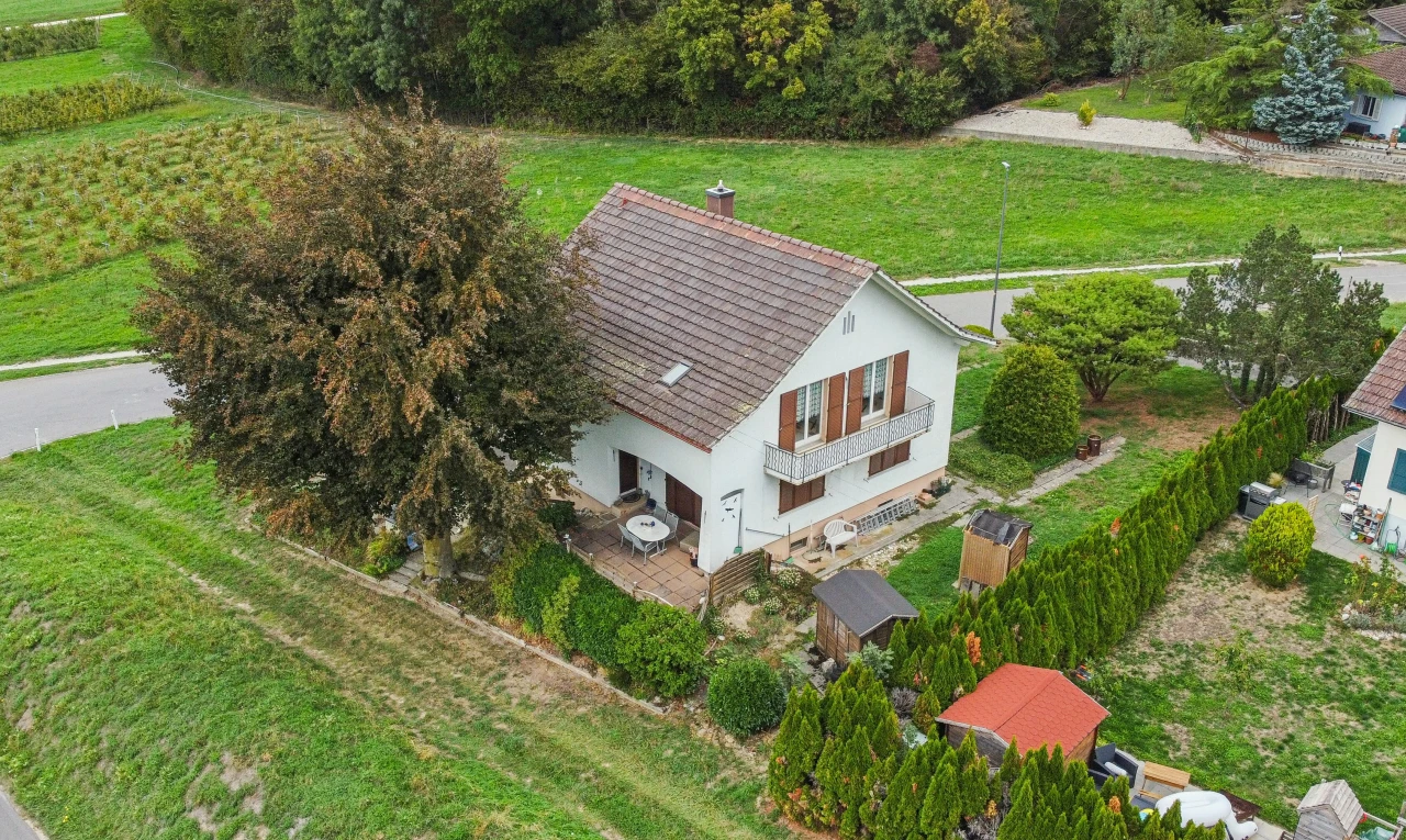 view of home with a lawn