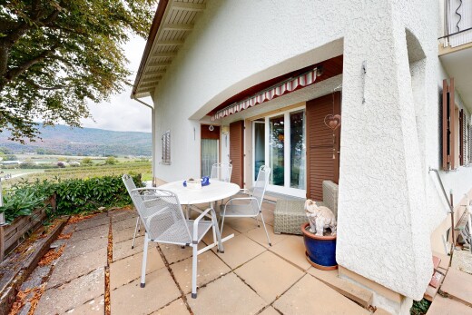 patio / terrace with a patio area and outdoor dining space