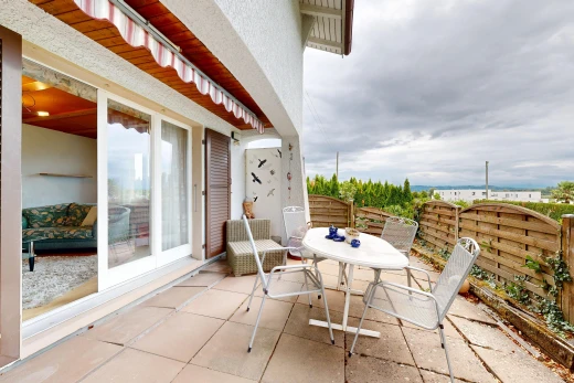 terrace featuring a patio area and outdoor dining area