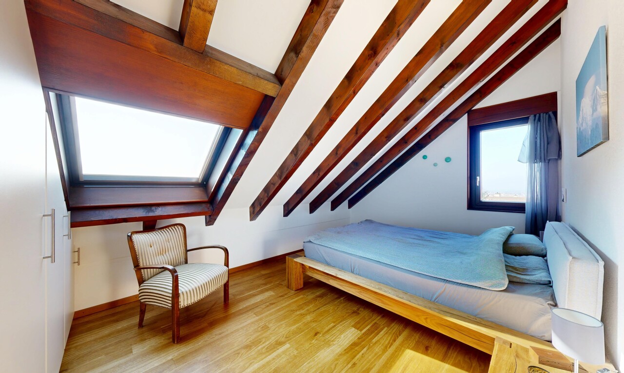 chambre avec inside property, lumière naturelle, natural light, cloison sèche, et drywall