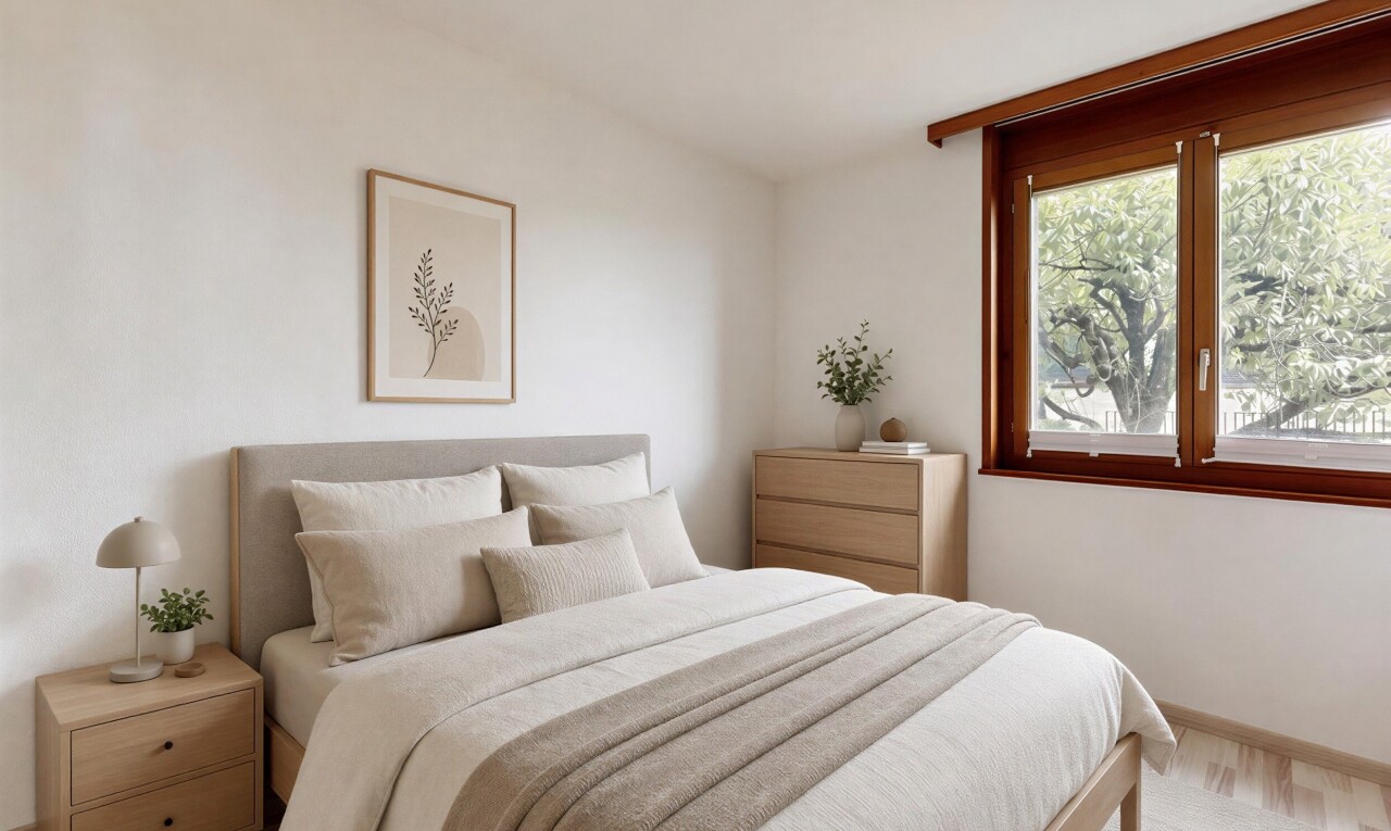 room / bedroom featuring baseboards