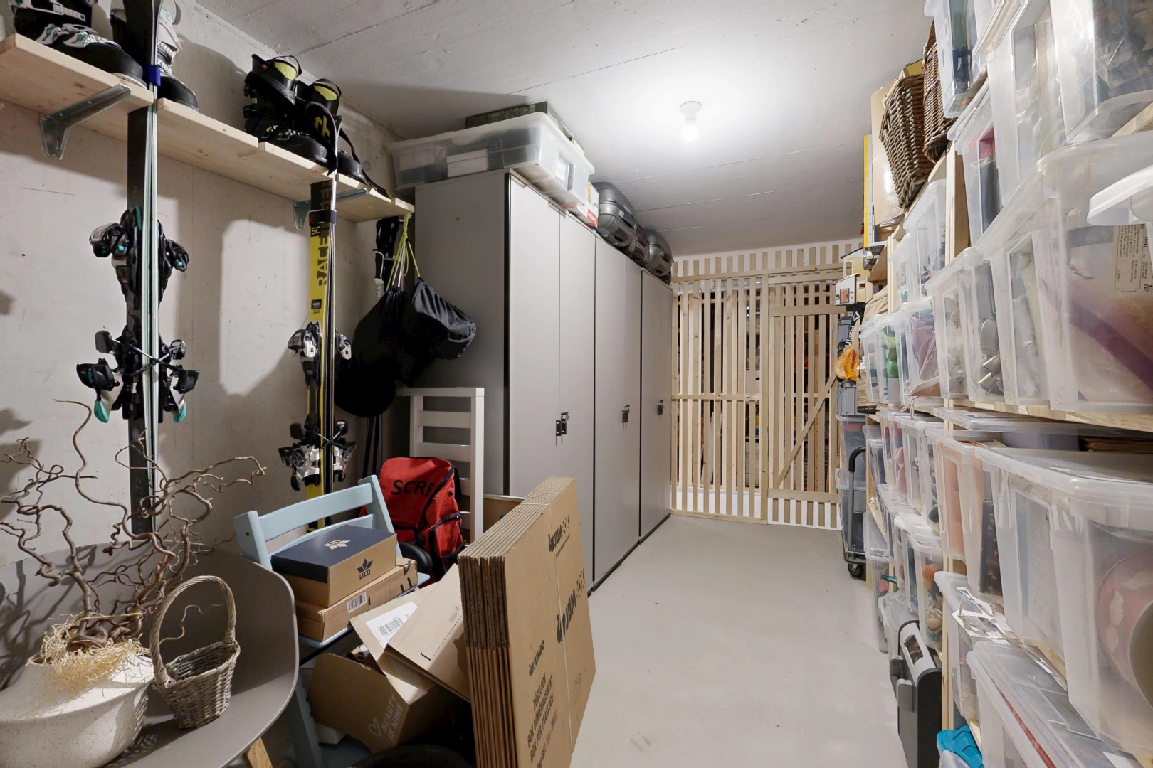 view of storage room