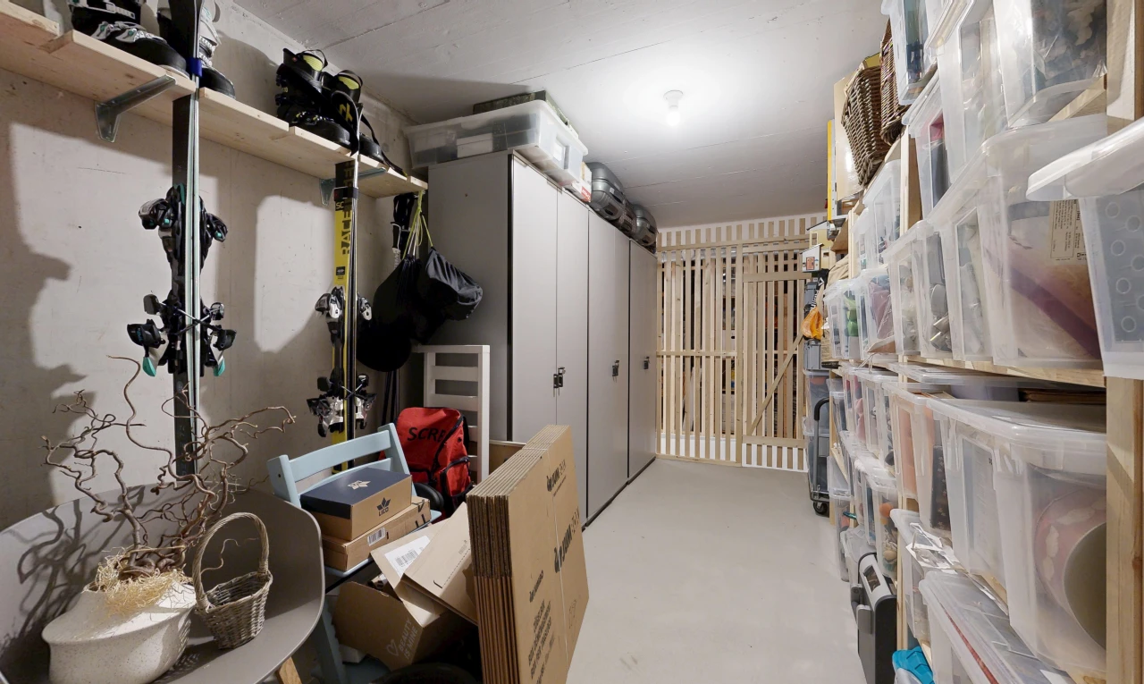 view of storage room