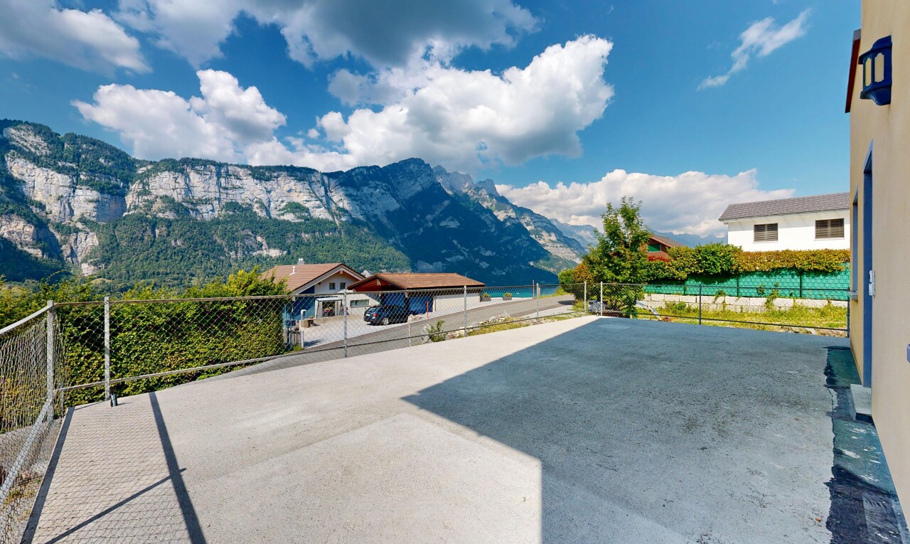 blick auf die berge mit mountain view, blick auf die berge, from property, und day time
