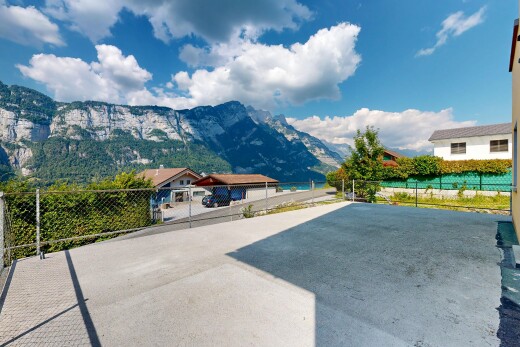 blick auf die berge mit mountain view, blick auf die berge, from property, und day time