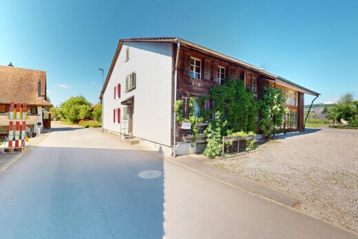 außenansicht mit day time, property visible, und betonfundament