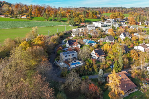 äußeresraum mit day time, aerial view, waldblick, forest view, und ländliche aussicht