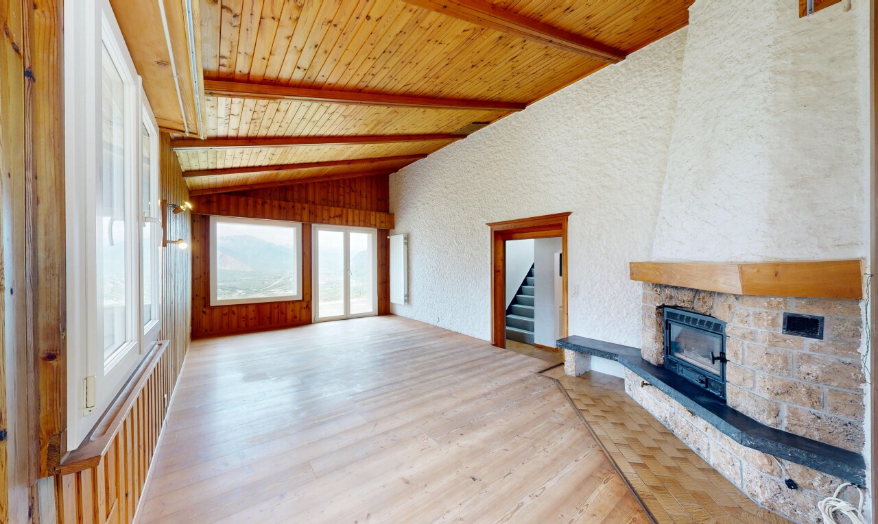salon avec vaulted ceiling, plafond voûté, cheminée, wood ceiling, et plafond en bois