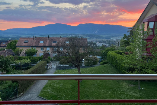 blick auf die berge mit blick auf die berge