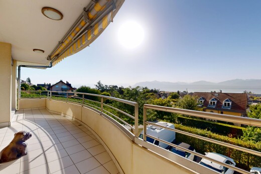 balkon mit balkon, view focus, from property, und day time