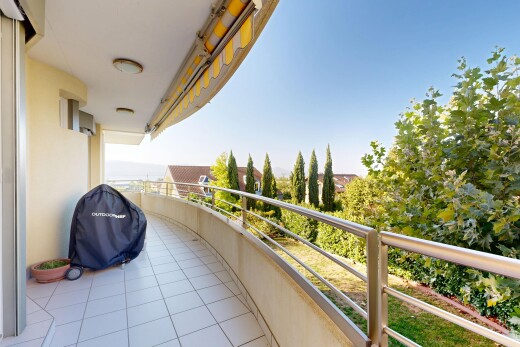 balkon mit balkon, from property, day time, view focus, und grill