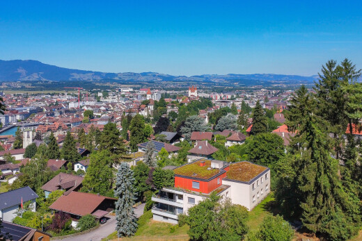 blick auf die berge mit blick auf die berge, mountain view, day time, und aerial view