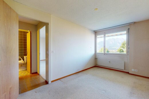 leerer raum mit natural light, natürliches licht, carpet, teppich, und drywall