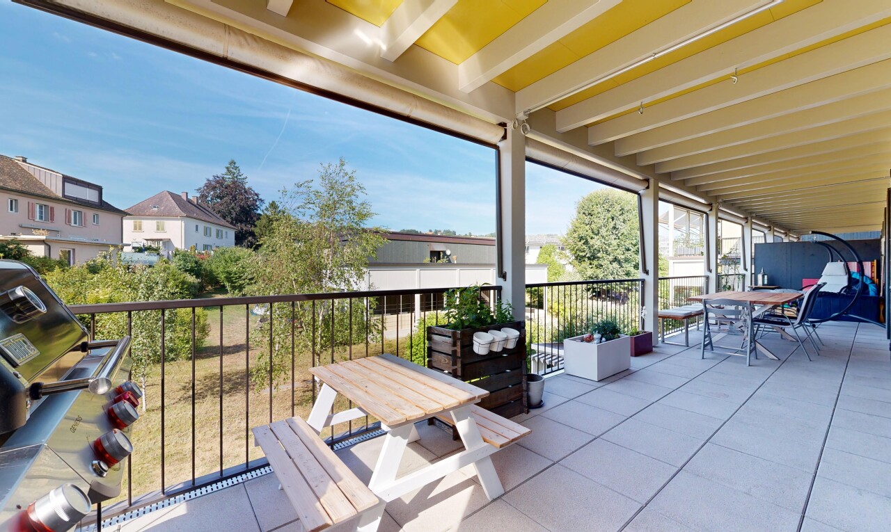 terrasse mit grill, from property, essbereich im freien, day time, und terrasse