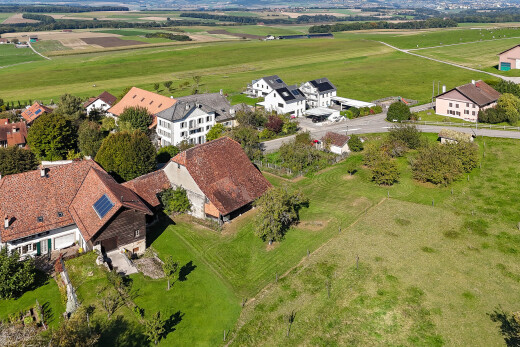 façade avec aerial view, vue rurale, et rural view