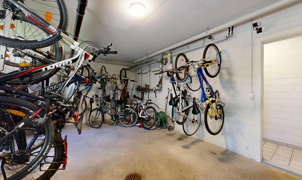 parken mit fahrradgarage
