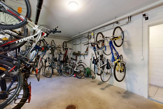 parken mit fahrradgarage
